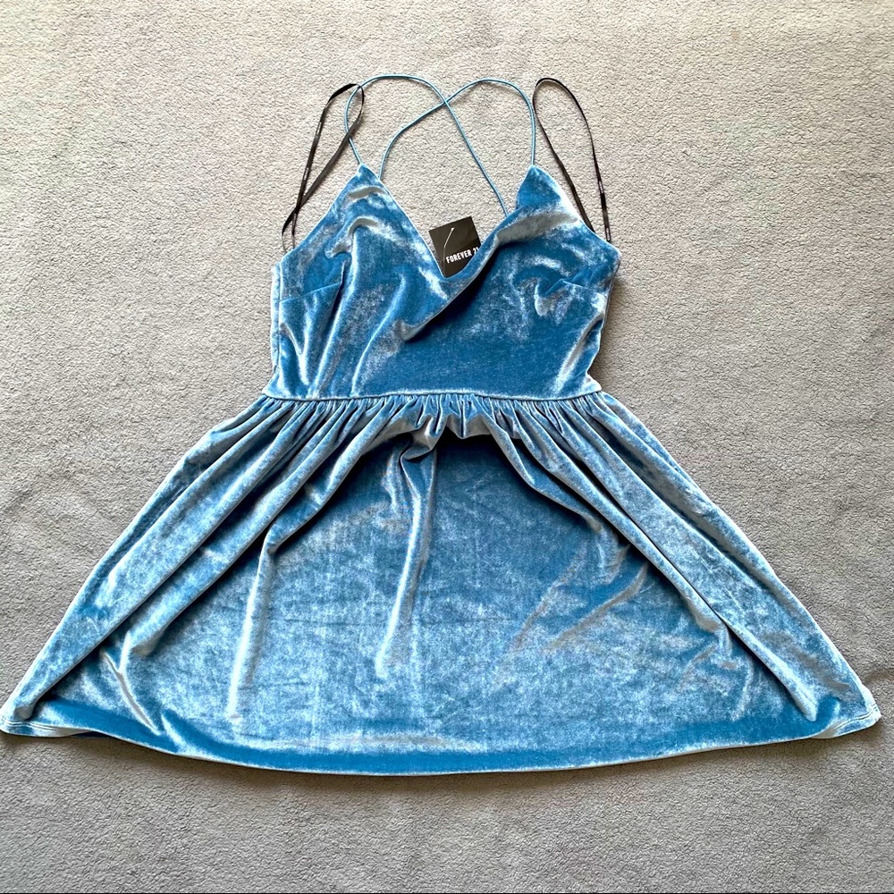 V Cut Thin Strap Dress